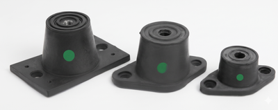 Diamond Rubber Floor Mounts - DMRFM